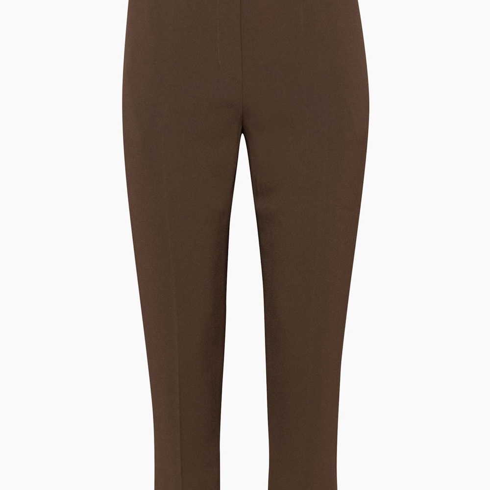 🆕 Aritzia Babaton Conan Cropped Pant Rich Mocha Brown 8